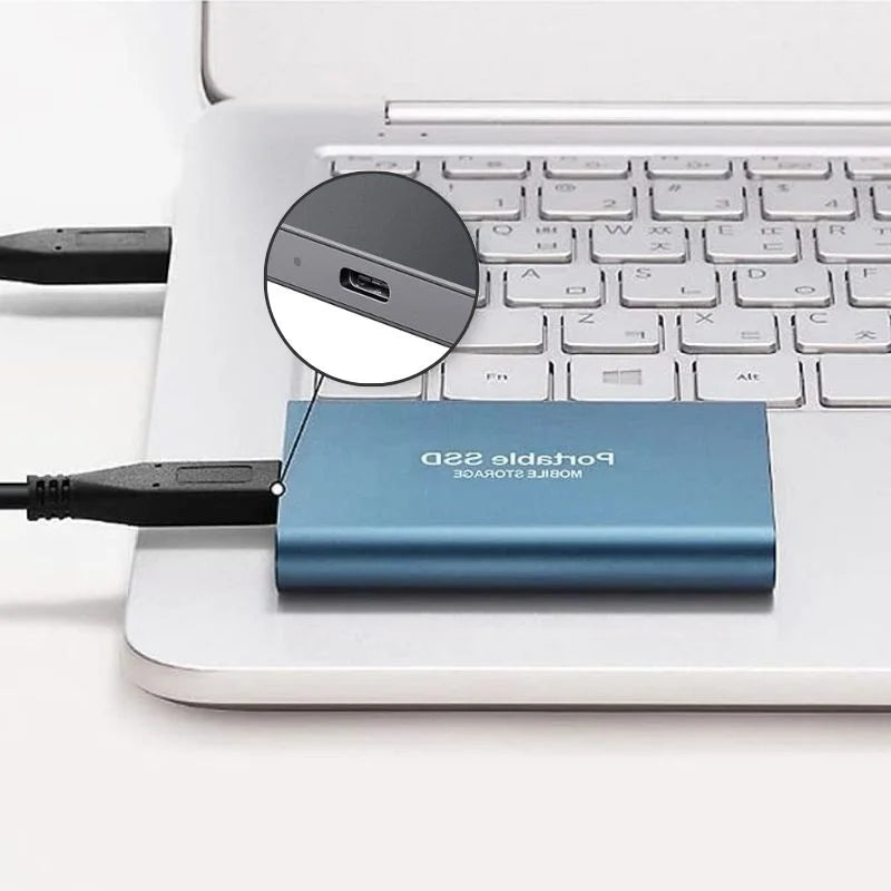 Rebolet | Externe SSD Festplatte – Aluminium-Gehäuse, Tragbarer Speicher