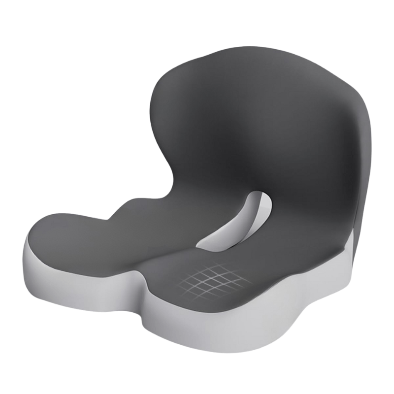 Rebolet | Ergonomisches Sitzkissen mit Lendenstütze für Büro, Auto & Reisen