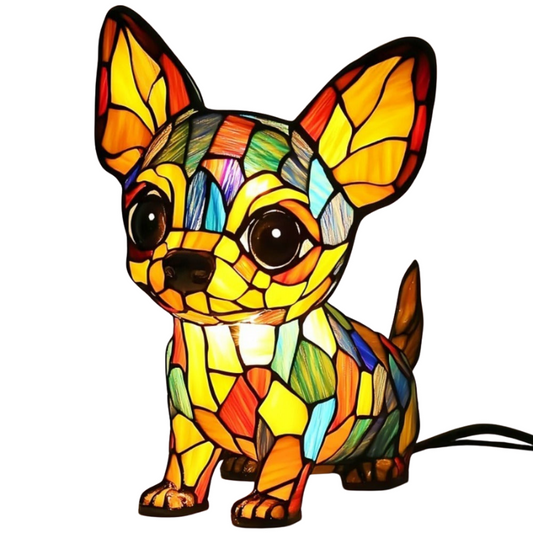 Rebolet | Hundelampe Zauberhafter Chihuahua – Moderne LED-Tischlampe