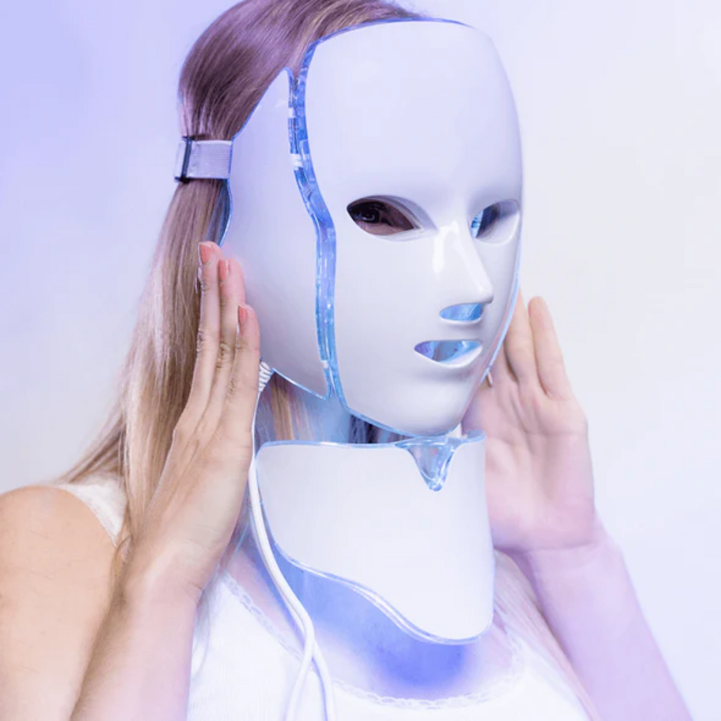 Rebolet | 7 Farben LED Photon Lichttherapie Maske - Gesichts- und Halsbehandlung