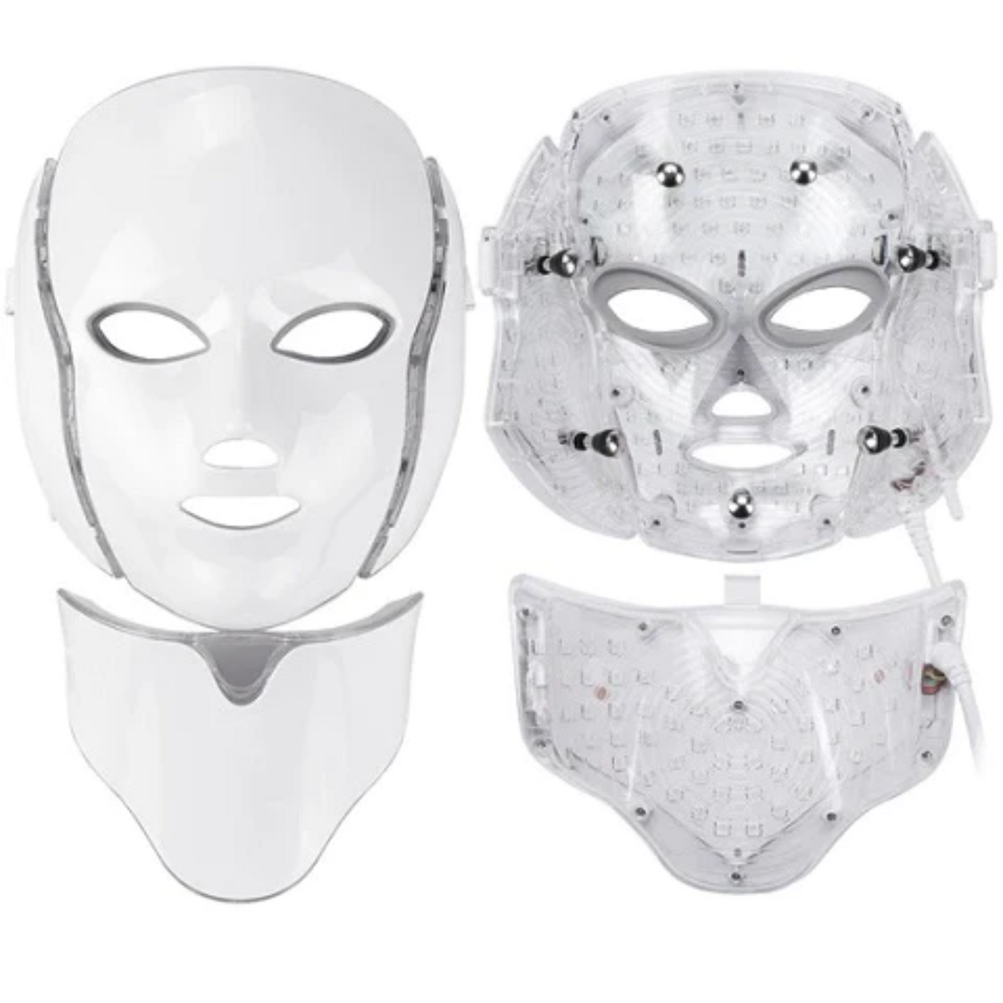 Rebolet | 7 Farben LED Photon Lichttherapie Maske - Gesichts- und Halsbehandlung