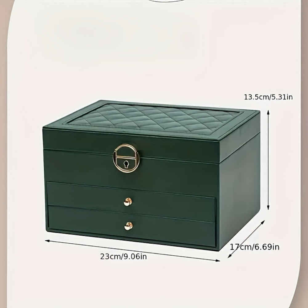 Rebolet | Velvique - Luxus Leder Schmuck Organizer Box