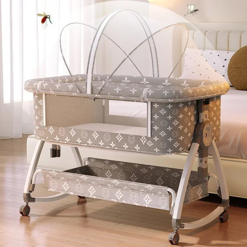 Rebolet | Nuvella – Verstellbares Babybett klappbar & sicher – Zuhause & unterwegs