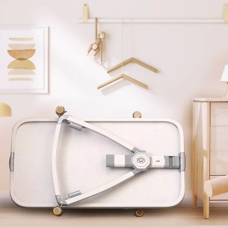 Rebolet | Nuvella – Verstellbares Babybett klappbar & sicher – Zuhause & unterwegs