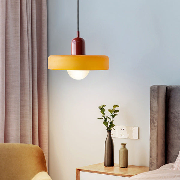 Rebolet | Bauhaus-Pendelleuchte aus farbigem Glas