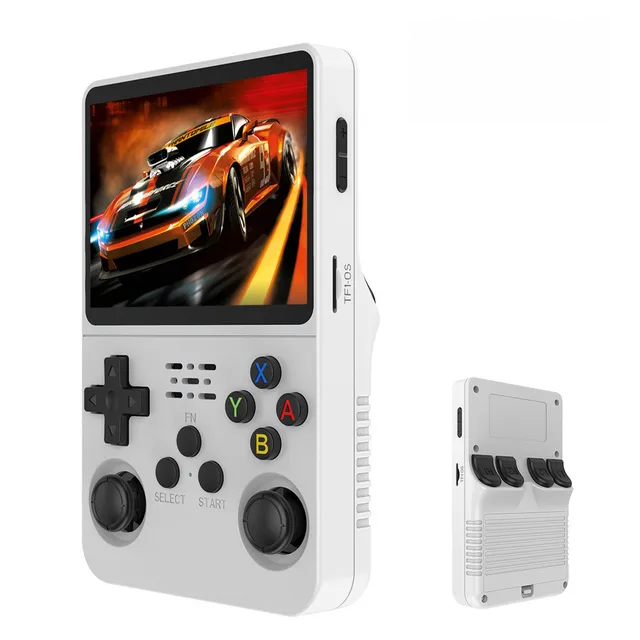Rebolet | Pixora – Retro Handheld Spielkonsole 64GB, 3,5" IPS – für unterwegs