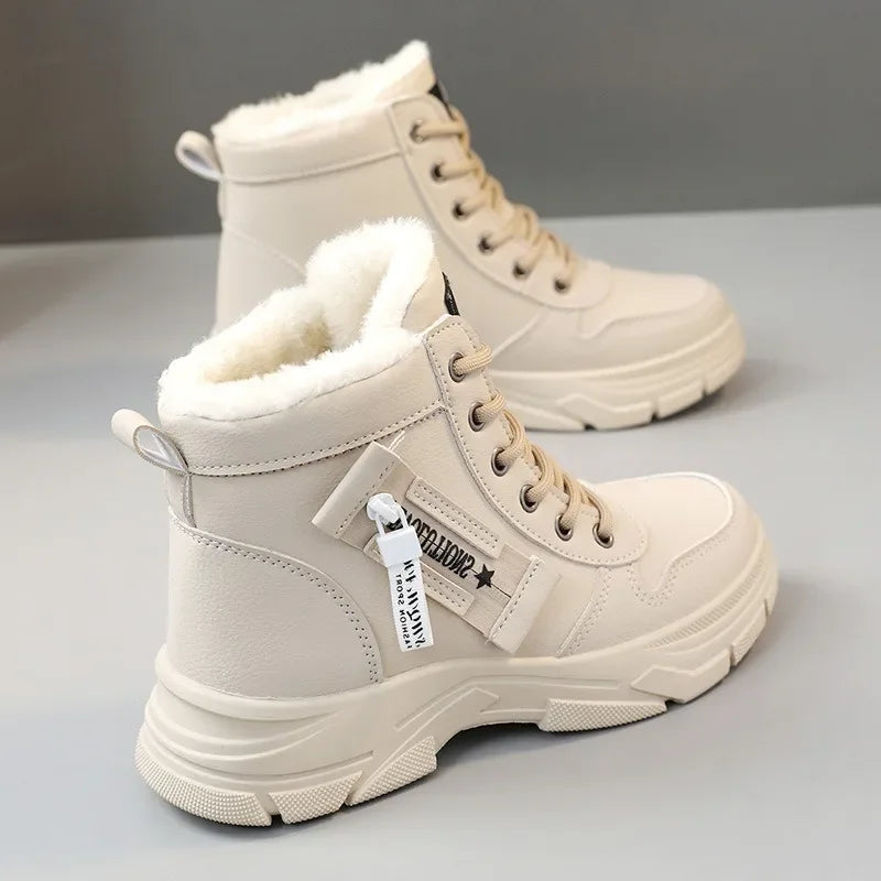 Rebolet | Nordessa – Damen Winterstiefel wasserdicht mit warmem Futter und Plattform