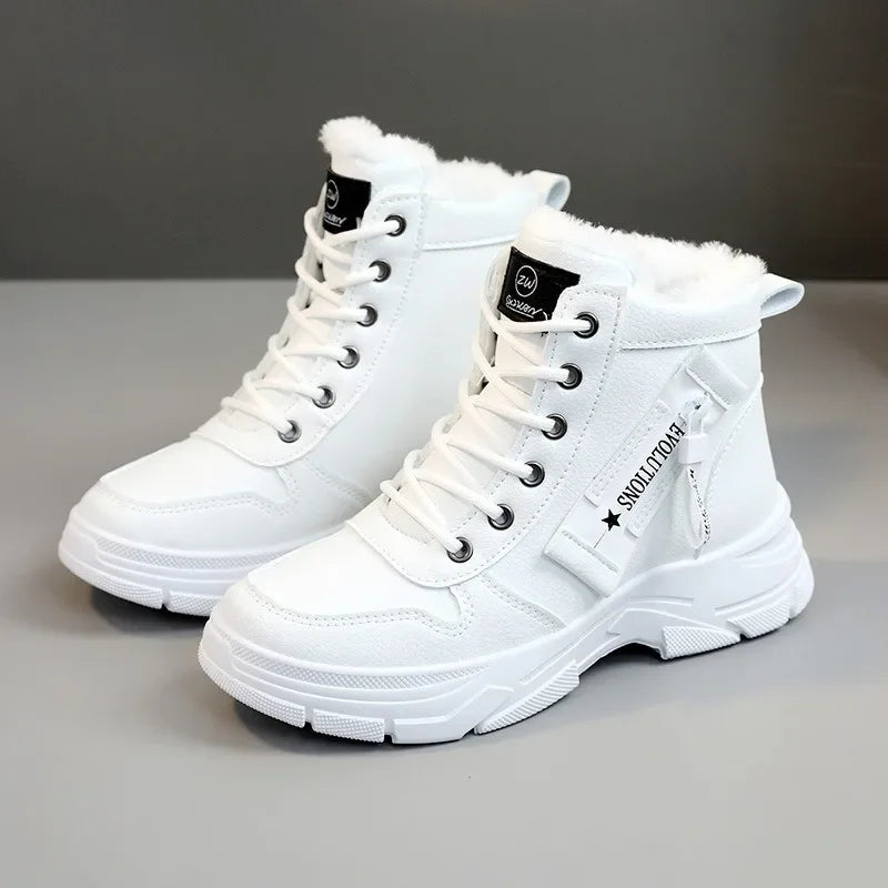 Rebolet | Nordessa – Damen Winterstiefel wasserdicht mit warmem Futter und Plattform