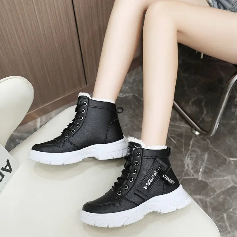 Rebolet | Nordessa – Damen Winterstiefel wasserdicht mit warmem Futter und Plattform