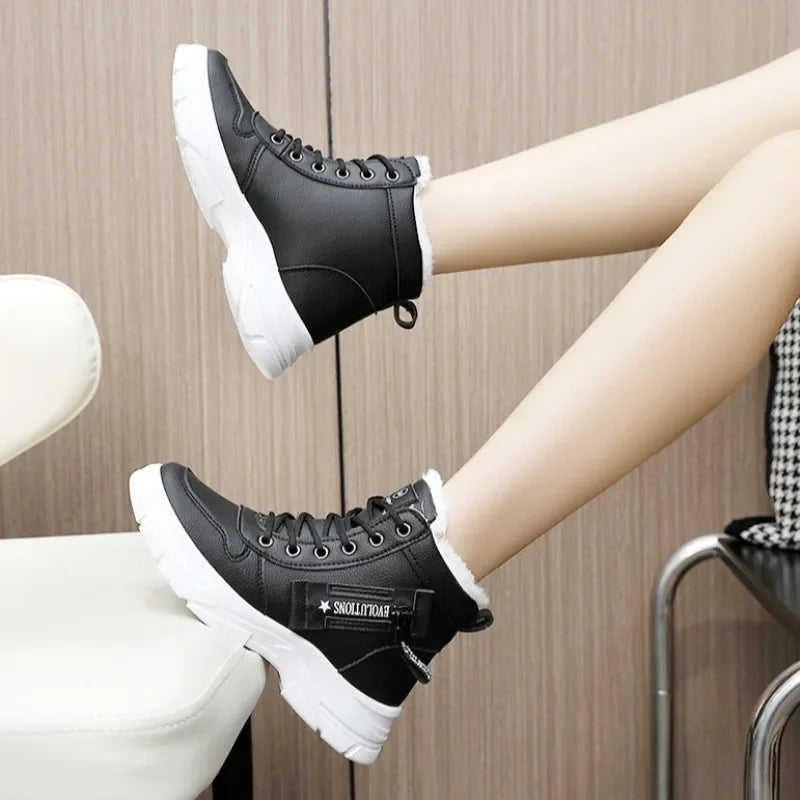 Rebolet | Nordessa – Damen Winterstiefel wasserdicht mit warmem Futter und Plattform