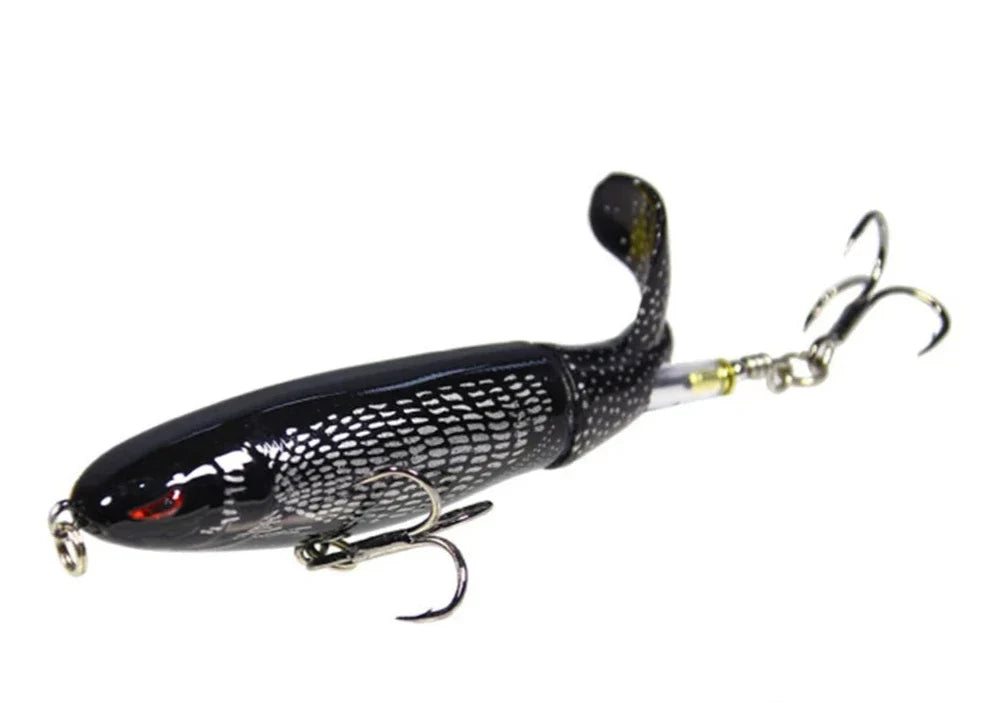 Whopper-Plopper-Angelköder – weicher, rotierender Schwanz