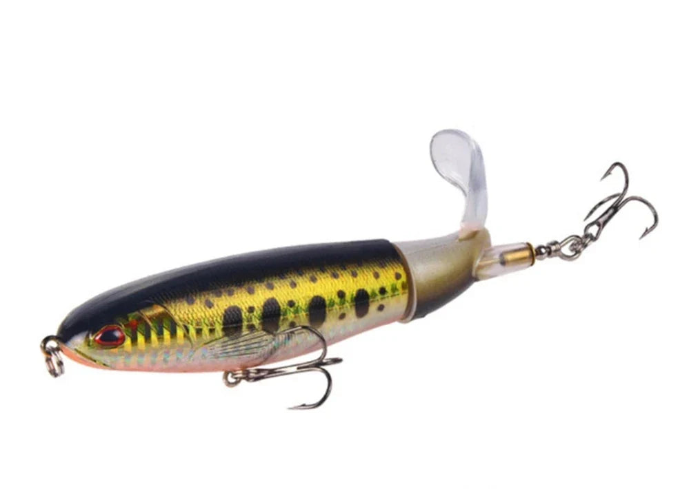 Whopper-Plopper-Angelköder – weicher, rotierender Schwanz