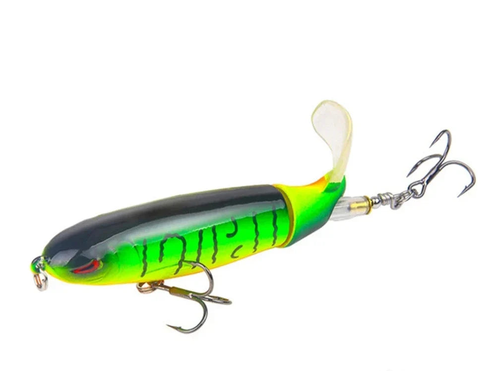 Whopper-Plopper-Angelköder – weicher, rotierender Schwanz