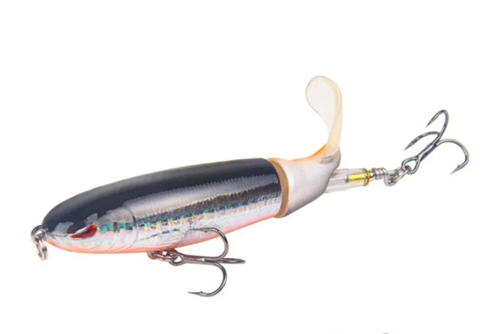 Whopper-Plopper-Angelköder – weicher, rotierender Schwanz