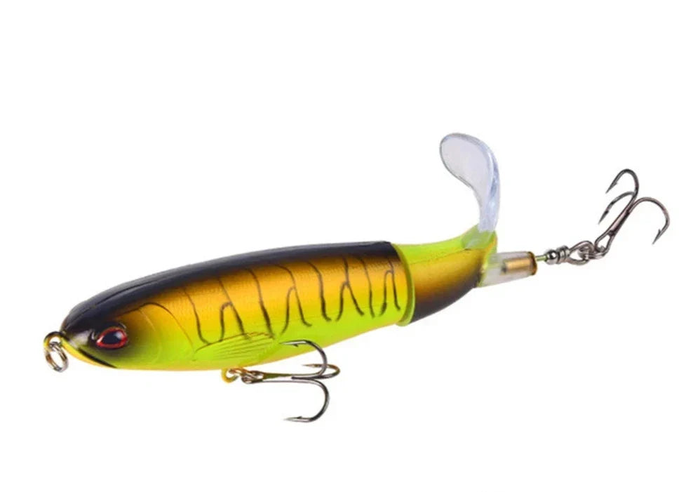 Whopper-Plopper-Angelköder – weicher, rotierender Schwanz