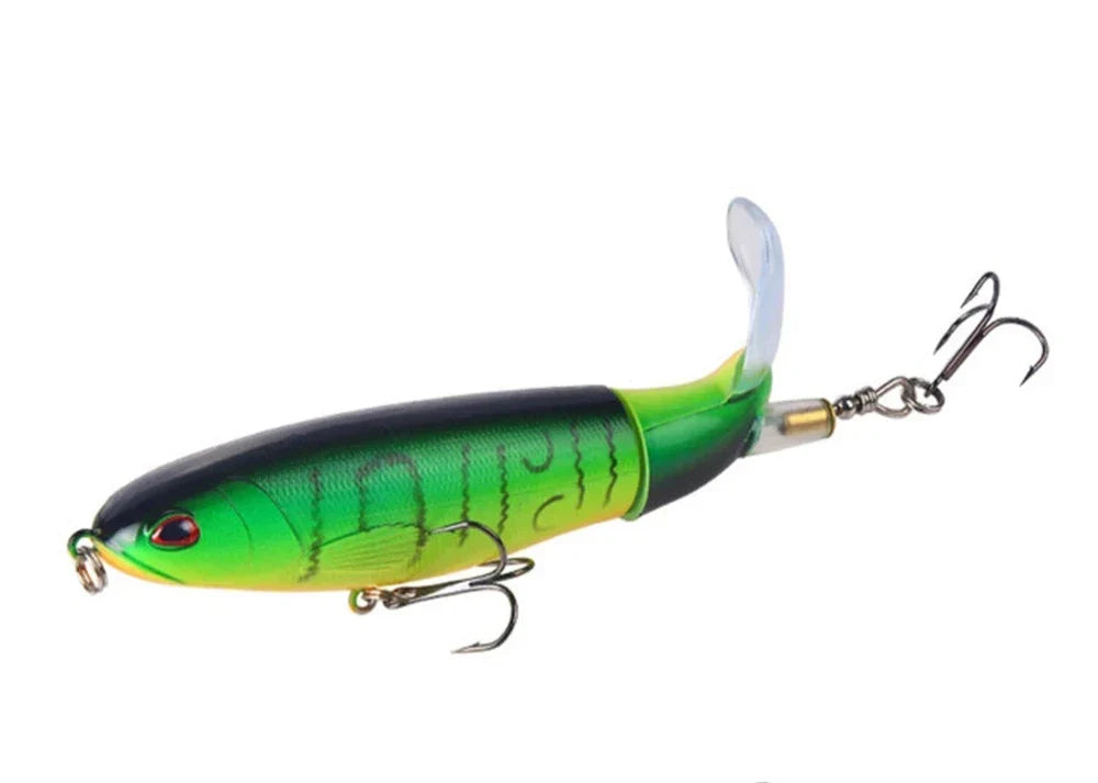 Whopper-Plopper-Angelköder – weicher, rotierender Schwanz