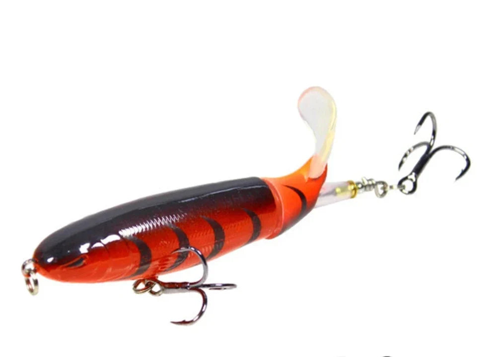 Whopper-Plopper-Angelköder – weicher, rotierender Schwanz