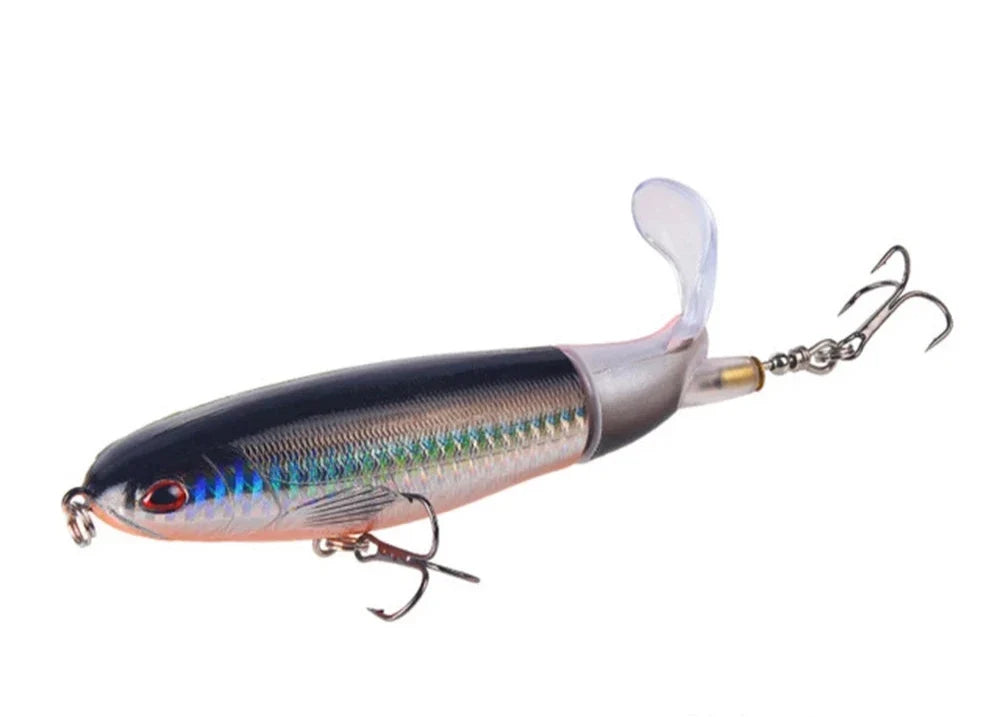 Whopper-Plopper-Angelköder – weicher, rotierender Schwanz