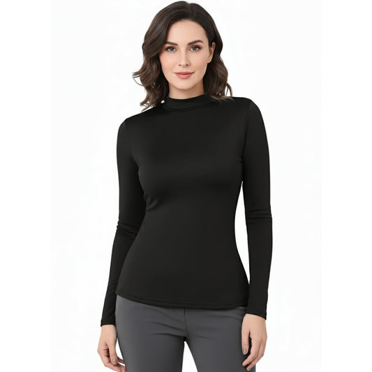 Damen Thermo-Basislayer-Oberteil – leichtes Fleece für Kälte