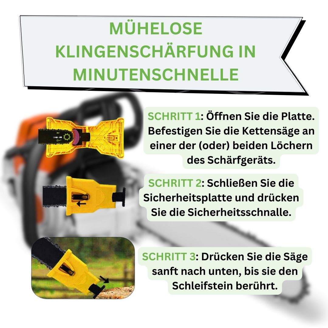 Rebolet | UltraSaw - Kettenschärfer für jede Kettensäge