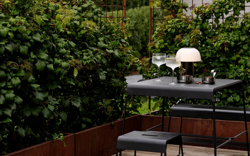 ZONE Denmark Tisch A-Café table Outdoor Black