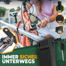 MIVELO Fahrradschloss Faltschloss hohe Sicherheit 85cm lang I Fahrrad Schloss Zahlenschloss inkl. Halterung I Ideal für E Bike, MTB & Rennrad (mit Schluessel)