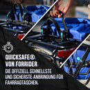 Forrider Fahrradtaschen für Gepäckträger - 100% Wasserdicht [2 Stück] 50L Volumen Premium Fahrrad Gepäckträgertaschen hinten Pack-Taschen Hinterradtaschen (Blau)