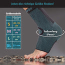 VIGO SPORTS® [2er Set Sprunggelenkbandage I 7 Zonen Kompression unterstützt proaktiv bei Gelenkbeschwerden und Fersensporn I Ergonomisches Design für optimale Entlastung und Steigerung der Stabilität