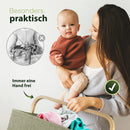 AMBIAVO® faltbarer Wäschekorb [grün, Bambus, 40 l Volumen] | Wäschekorb faltbar | laundry basket | Wäschekörbe | Aufbewahrungskorb | Wäschesammler | Wohnung must have – JETZT entdecken