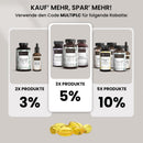 Omega 3 + Vitamin D3, K2 MK7 All-Trans mikroverkapselt - Premium Essentials O3-D3-K2 hochdosiert - Fischöl mit essentiellen EPA & DHA Fettsäuren | Fisch Öl Omega3 Fish Oil Tropfen | 240 Kapseln