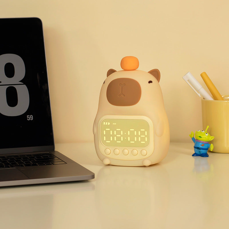 Rebolet| Capybara Begleiter Nachtlampe & Wecker