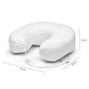 sofi Reise-Nackenkissen Memory Foam - Ergonomisches Reisekissen für Flugzeug, Auto - Thermoregulierender Bezug