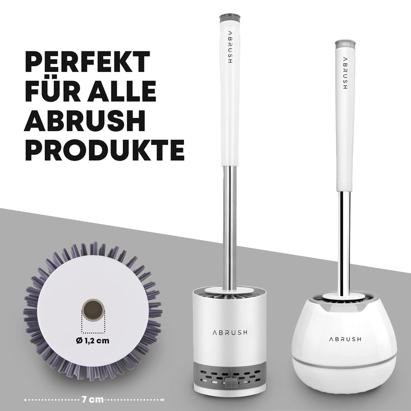 Abrush Klobürste Ersatzbürstenkopf für Silikon-WC Bürste – für hygienisch saubere Toiletten – Klobürste Aufsatz – WC Bürste Ersatzkopf aus Silikon - Rebolet.Shop