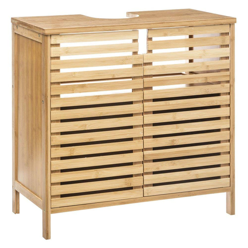 AC-Déco Waschbeckenunterschrank aus Bambus – Sicela – 60 x 28 x 58 cm - Rebolet.Shop