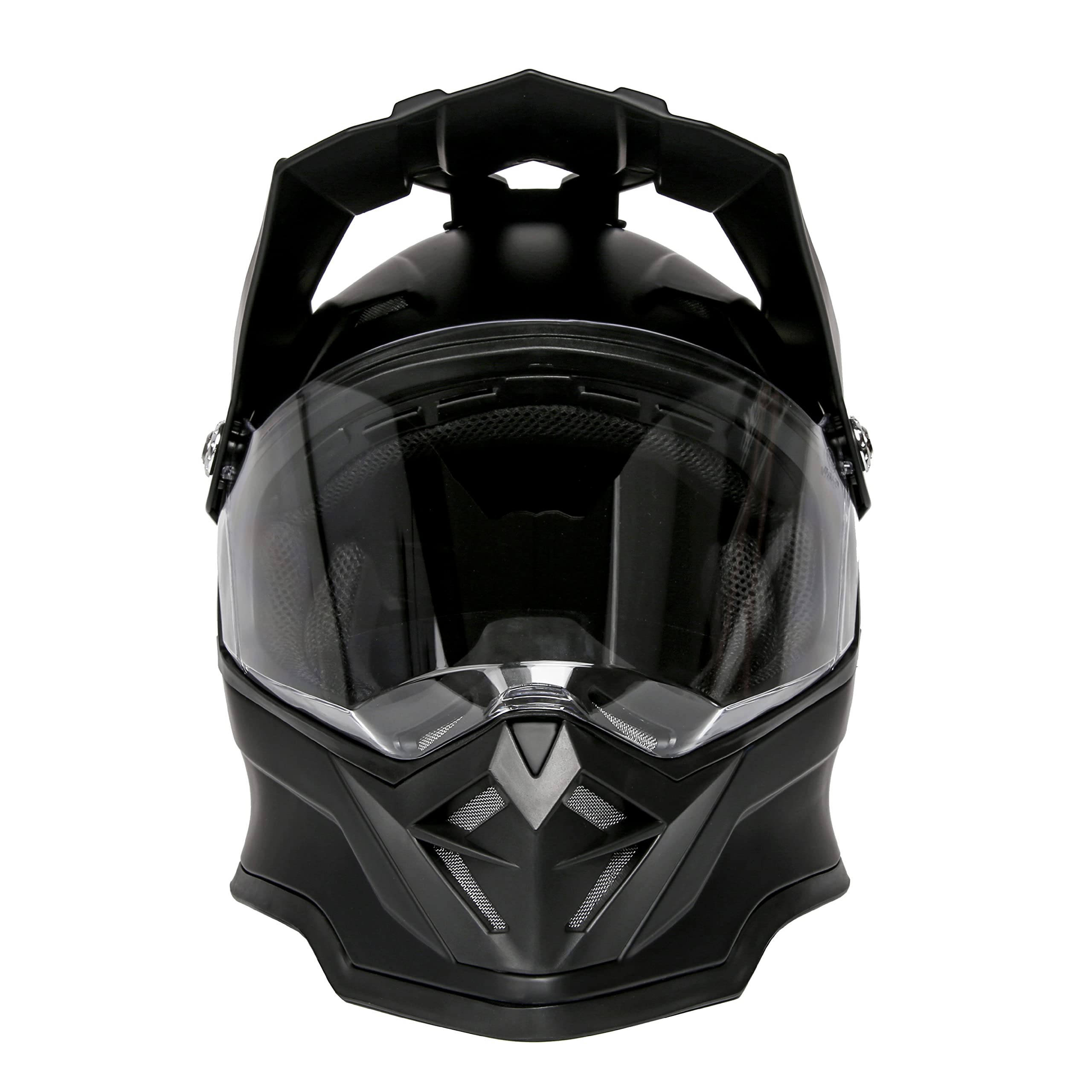 Westt Motocrosshelm Fullface Motorradhelm Herren Damen mit Visier Motocross Integralhelm Crosshelm Moto MTB Enduro Quad Helm Motorrad mit ECE Zertifizierung, schwarz, XL (59-60 cm)