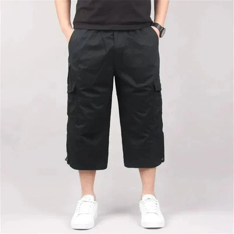 Leichte, locker geschnittene Cargoshorts – Multitaschen-Outdoor-Kleidung