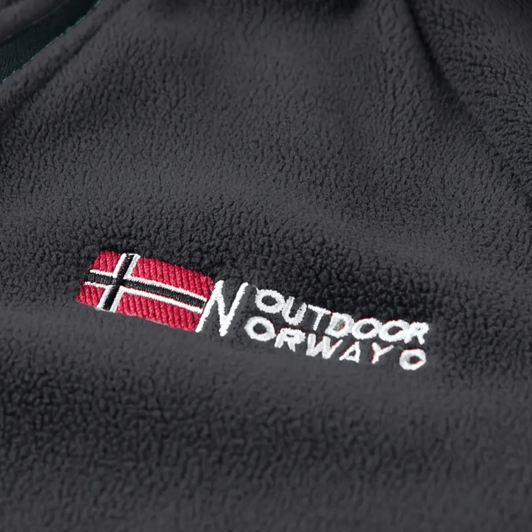 Herren Quarter-Zip Thermo-Fleece – atmungsaktiver Midlayer
