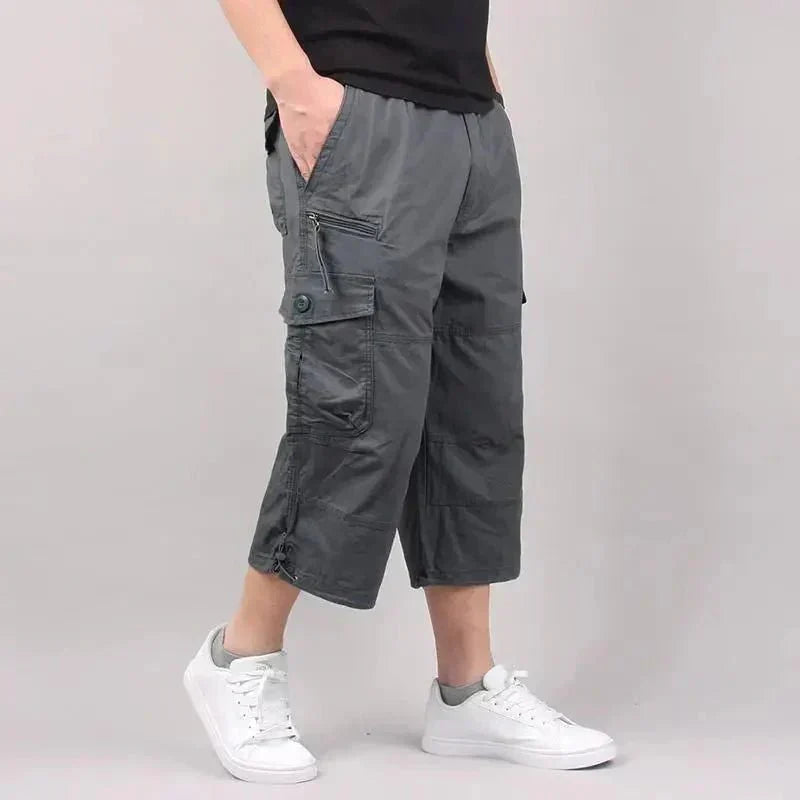 Leichte, locker geschnittene Cargoshorts – Multitaschen-Outdoor-Kleidung