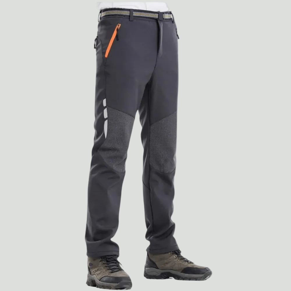 Isolierte Wanderhose – wasserabweisende Softshell für Kälte