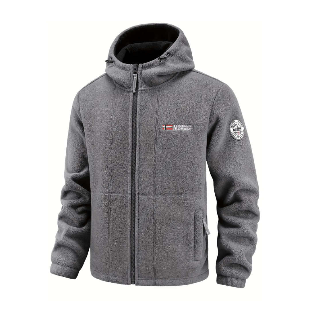 Herren Winddichte Fleecejacke – atmungsaktive Outdoor-Schicht