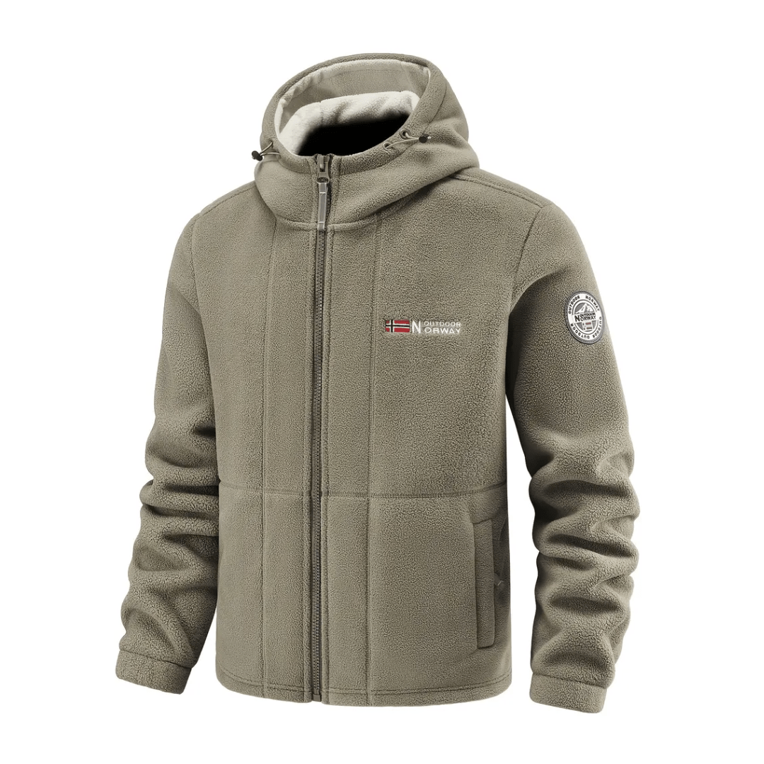 Herren Winddichte Fleecejacke – atmungsaktive Outdoor-Schicht
