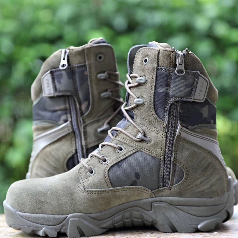 Herren leichte, wasserdichte Tactical-Wanderstiefel – Profilsohle
