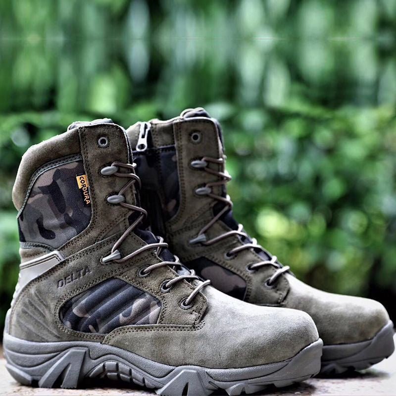 Herren leichte, wasserdichte Tactical-Wanderstiefel – Profilsohle