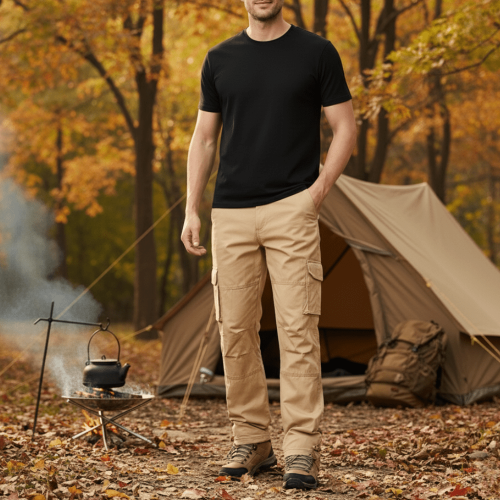 Atmungsaktive Wanderhose – Cargotaschen-Design für Outdoor