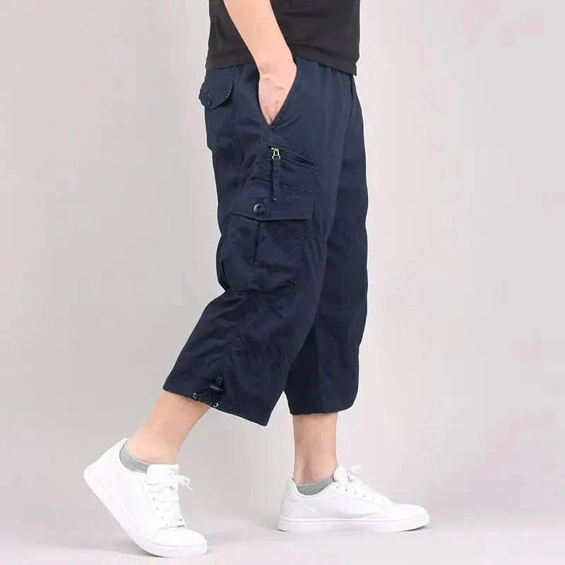 Leichte, locker geschnittene Cargoshorts – Multitaschen-Outdoor-Kleidung