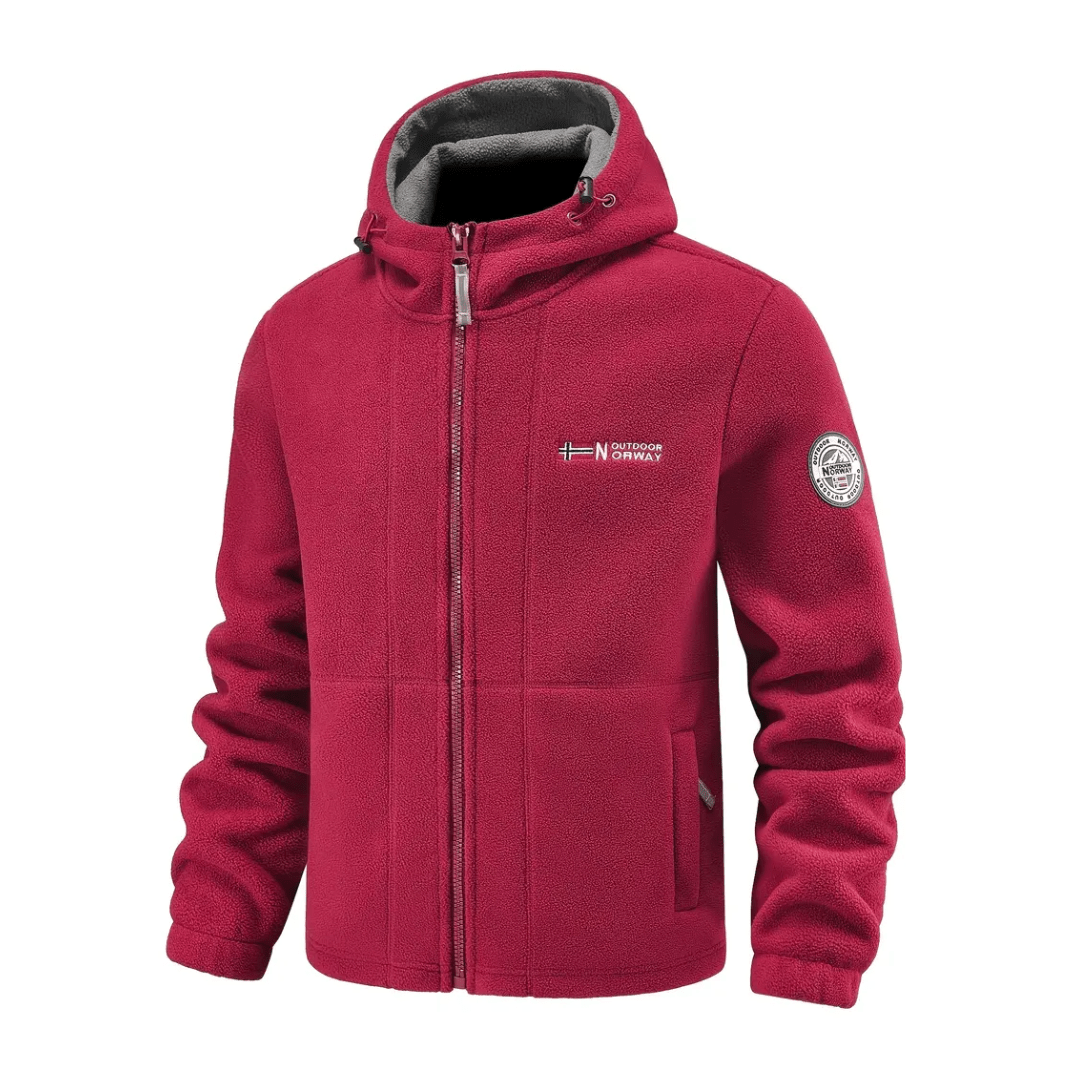 Herren Winddichte Fleecejacke – atmungsaktive Outdoor-Schicht