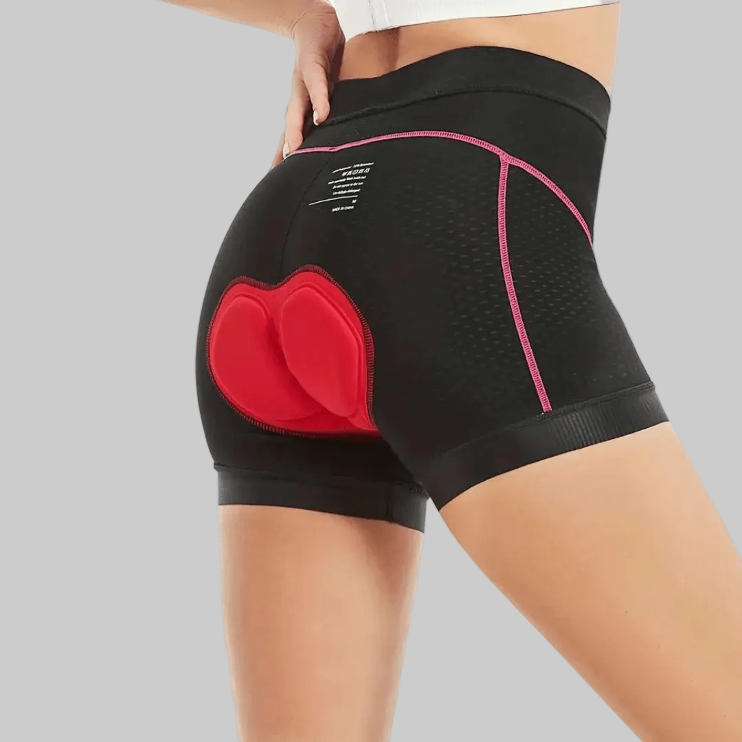 Damen atmungsaktive Rad-Unterhose – Gel-gepolstert, stützender Sitz