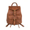 LEABAGS Leder Rucksack Damen & Herren I Echtleder Premium Daypack I Eleganter Backpack Frauen & Männer I Lederrucksack I Größe L I Vintage Cognac