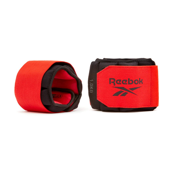 Reebok Unisex-Adult Flexlock Handgelenkgewichte, Schwarz, 2 x 2 kg