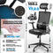 VALKENSTOL M3 Pro Bürostuhl Ergonomisch Schwarz – Schreibtischstuhl Bürostühle Ergonomischer Bürostuhl Drehstuhl Office Chair Ergonomic